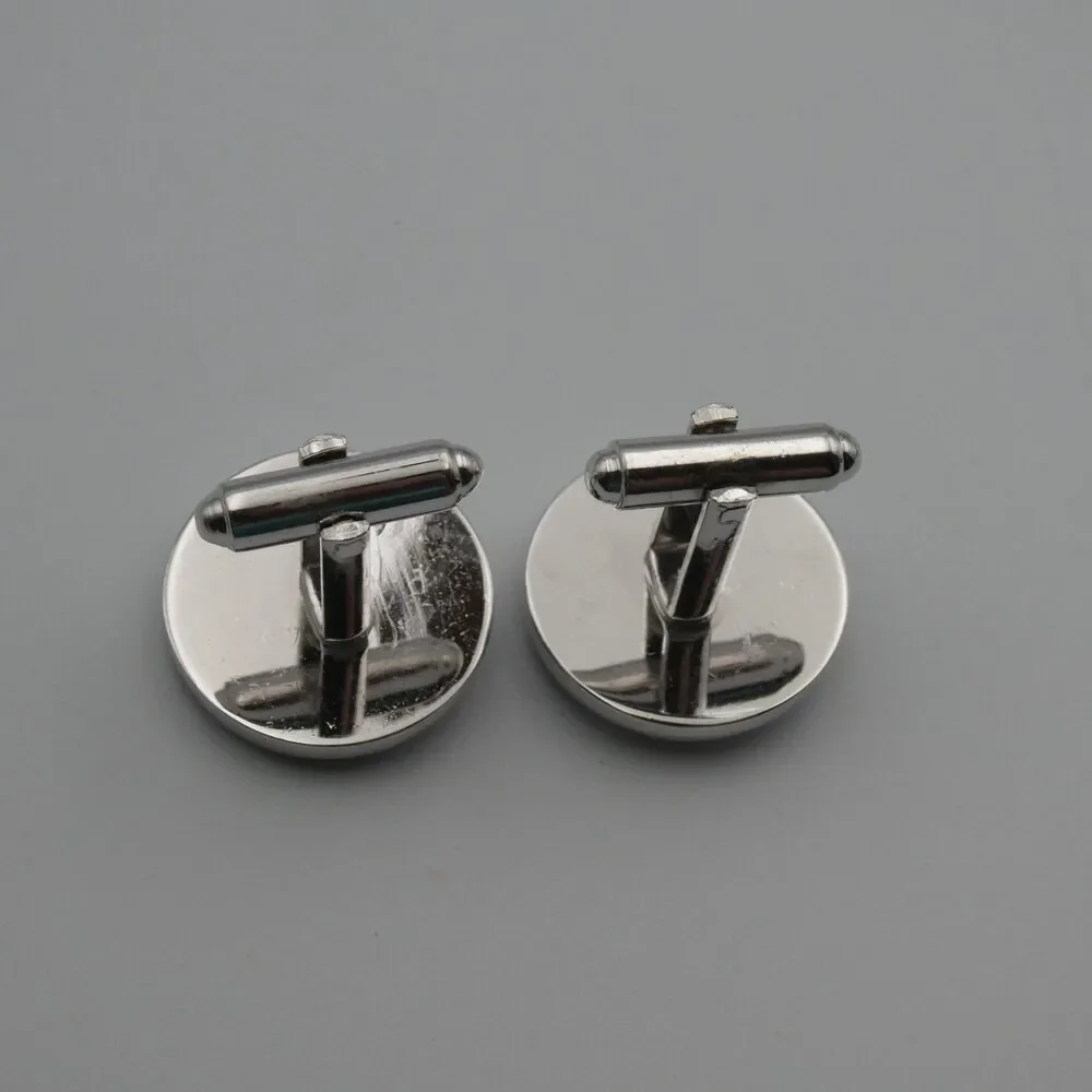 Vintage Shields Dante Silver Tone Antique Car Cufflinks Mid Century 60s Model T